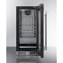 Summit SDHG1533LHD - 15 Inch Built-In Beverage Center Stainless Steel Interior (Image Shown Is A Right-Hand Version; For Illustration Purposes Only)