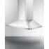 Summit SEH3636SSADA - 36 Inch Wall Mount Convertible Range Hood with 400 CFM Internal Blower