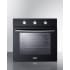 Summit SGW241BK - 24 Inch Single Gas Wall Oven