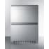Summit SPRF34D7 - 24 Inch Built-In Double Drawer Refrigerator