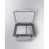 Summit SPRF56 - 25 Inch Portable Refrigerator/Freezer Hammered Aluminum Interior