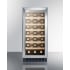 Summit SWC1535B - 15 Inch Built-In Undercounter Wine Cellar 33-Bottle Capacity