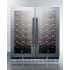 Summit SWC3066B - 30 Inch Built-In Dual Zone Wine Cellar