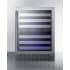 Summit SWC532BLBISTCSS - 24 Inch Built-In Undercounter Wine Cellar