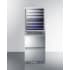 Summit SWCDAR24 - 24 Inch Built-In Combination Dual-Zone Wine Cellar