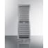 Summit SWCP2163CSS - 24 Inch Commercial Dual-Zone Wine Cellar 163 Bottles Capacity