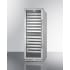 Summit SWCP2163CSSLHD - 24 Inch Commercial Dual-Zone Wine Cellar Angle
