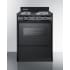 Summit TEM610CW - 24 Inch Freestanding Electric Range with 4 Coil Elements