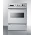 Summit TEM755BKW - 24 Inch Single Electric Wall Oven