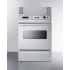 Summit TEM755BKW - 24 Inch Single Electric Wall Oven 2.92 cu. ft. Capacity (Image Shown with Optional Trim Kit)