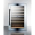 Summit VC60D - 24 Inch Built-In Commercial Wine Cellar 6 Slide-Out Wooden Shelves