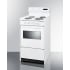Summit WEM130KW - 20 Inch Freestanding Electric Range 4 Coil Elements