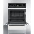 Summit WEM715KW - 24 Inch Single Electric Wall Oven 2.92 cu. ft. Capacity