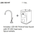 Franke The Little Butler Series LB5180HT - Faucet and Heating Tank Combo
