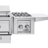 Lynx LCB23LP - Double Side-Burners for Cart-Mounted Application