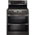LG LDE4413BD - High-Capacity Freestanding Electric Double Oven Range in Black Stainless Steel