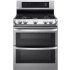 LG LDG4313ST - 6.9 cu. ft. Freestanding Double Gas Range