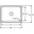 Elkay Lustertone Collection LFRAD251965 - Product Drawing