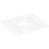 Rohl WSGMS3918WH - 15 Inch Wire Kitchen Sink Grid in White