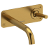 Rohl RIU™ RU11BG - Riu™ Wall Mount Lavatory Faucet in Brushed Gold