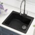 Kraus Quarza Series KGD441BLACKPST1BL - Lifestyle