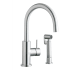 Elkay Allure Collection LK7922SSS - Elkay Allure Single Hole Kitchen Faucet with Lever Handle and Side Spray Satin Stainless Steel