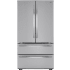 LG LMWC23626S - 36 Inch Counter Depth 4-Door French Door Refrigerator with 22.7 Cu. Ft. Capacity