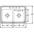 Elkay Lustertone Collection LR4322MR2 - Product Drawing