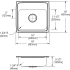 Elkay CuVerro LRAD1918551CU - Dimensions