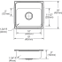 Elkay CuVerro LRAD1918601CU - Dimensions