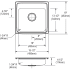 Elkay LRAD1919451CU - Dimensions