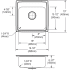Elkay CuVerro LRAD1919651CU - Dimensions