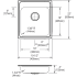 Elkay CuVerro LRAD2022401CU - Dimensions