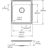 Elkay CuVerro LRAD2022451CU - Dimensions