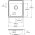 Elkay CuVerro LRAD2022601CU - Dimensions