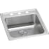 Elkay Lustertone ADA Collection LRAD202265PDOS4 - 24 Inch Lustertone Classic Stainless Steel Single Bowl Drop-in ADA Sink with Perfect Drain