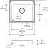 Elkay CuVerro LRAD2219451CU - Dimensions