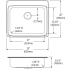 Elkay LRAD2522653CU - Dimensions