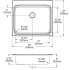 Elkay Lustertone ADA Collection LRAD252265PD4 - Dimensions