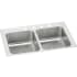 Elkay Lustertone Collection LRAD291865PDMR2 - 33 Inch Double Basin Drop-In Sink with ADA Compliance
