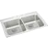 Elkay Lustertone ADA Collection LRAD332265PD4 - 36 Inch Double Basin Drop-In Sink with ADA Compliance