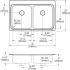 Elkay Lustertone ADA Collection LRAD332265PD4 - Dimensions