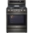LG LRGN6325Z - 30 Inch Freestanding Smart Gas Range (Black Stainless Steel)