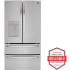 LG LRMWS2906S - 36 Inch 4-Door French Door Refrigerator with 28.6 Cu. Ft. Capacity