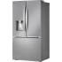 LG LRRXC2606S - 36 Inch Counter-Depth MAX™ French Door Smart Refrigerator Left Angle