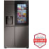 LG LRSOS2706D - 36 Inch Freestanding Side by Side Smart Refrigerator with 27.1 Cu. Ft. Total Capacity