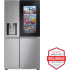 LG LRSOS2706S - 27 cu. ft. Side-By-Side InstaView™ Refrigerator