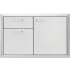 Lynx Professional Grill Ventana Storage Collection LSA304 - 30" Storage Door &amp; Double Drawer Combination