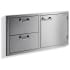 Lynx Sedona Series LSA742 - 24 Inch Storage Door and Double Drawer Combo
