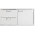Lynx Sedona Series LSA742 - 24 Inch Storage Door and Double Drawer Combo